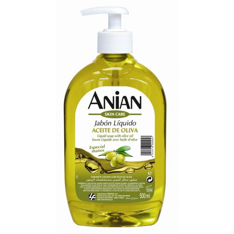 Anian Savon Liquide avec huile d’olive 500ML